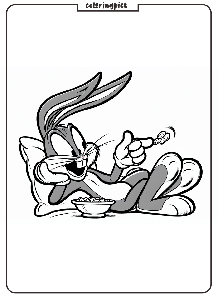 Bugs Bunny Coloring Page