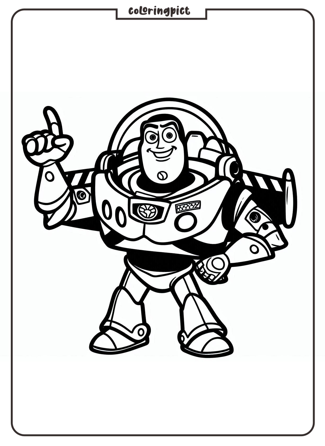 Exciting Space Adventure, Buzz Lightyear Coloring Pages 2 Buzz Lightyear Coloring Page coloringpict.com