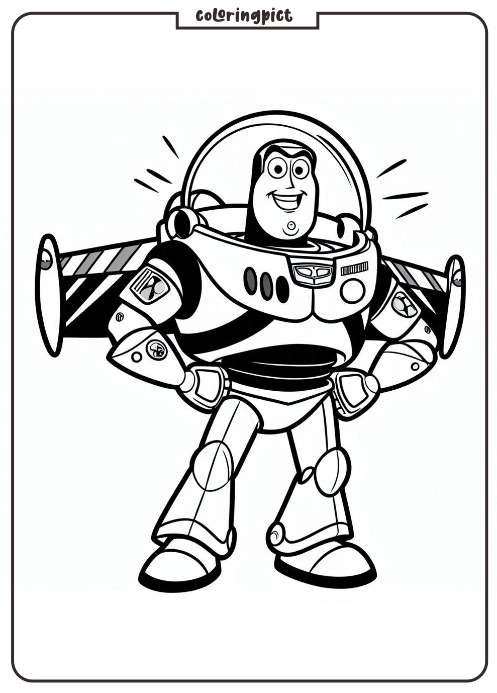 Exciting Space Adventure, Buzz Lightyear Coloring Pages 3 Buzz Lightyear Coloring Pages coloringpict.com