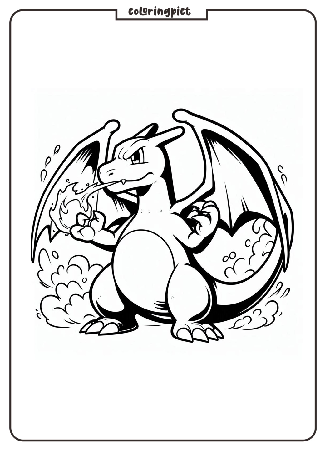 Charizard Coloring Pages coloringpict.com