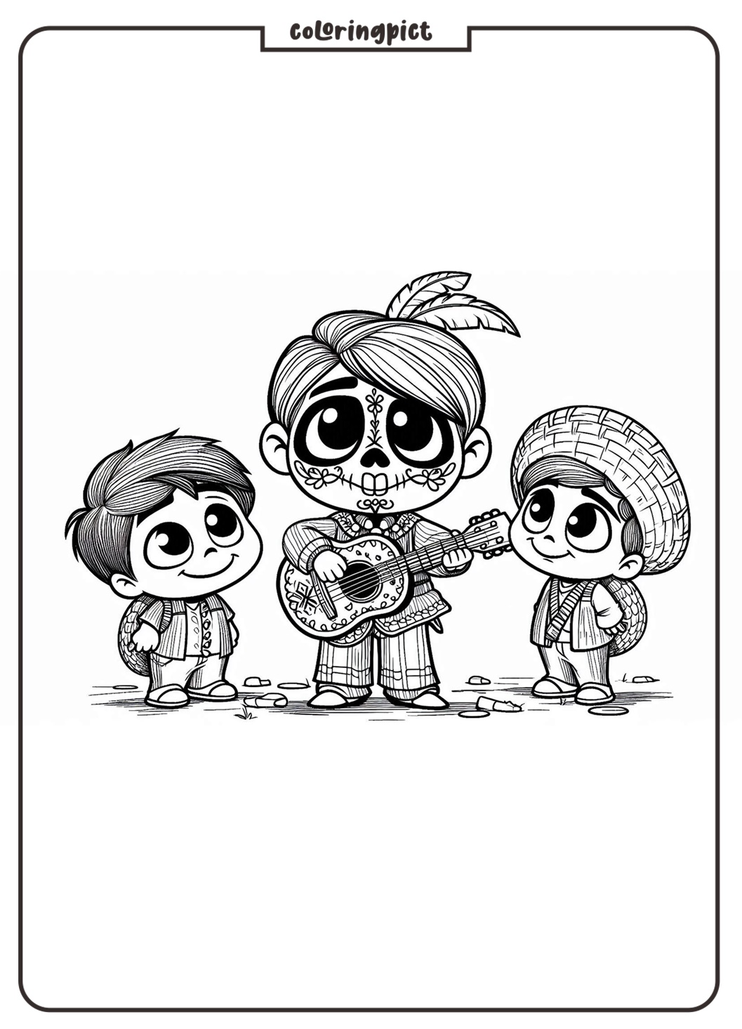 Coco Coloring Pages for Kids coloringpict.com