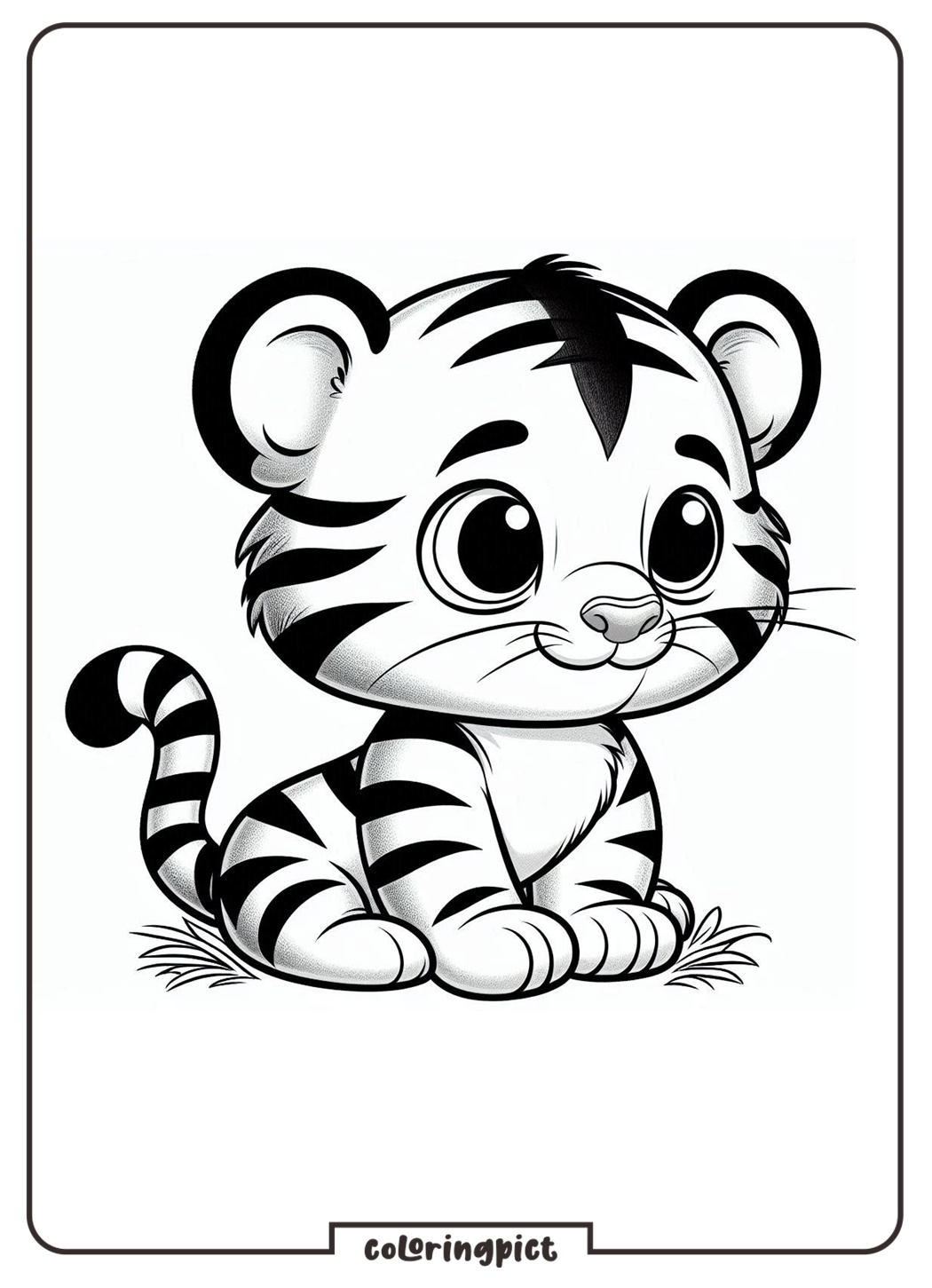 Daniel Tiger Coloring Page coloringpict.com