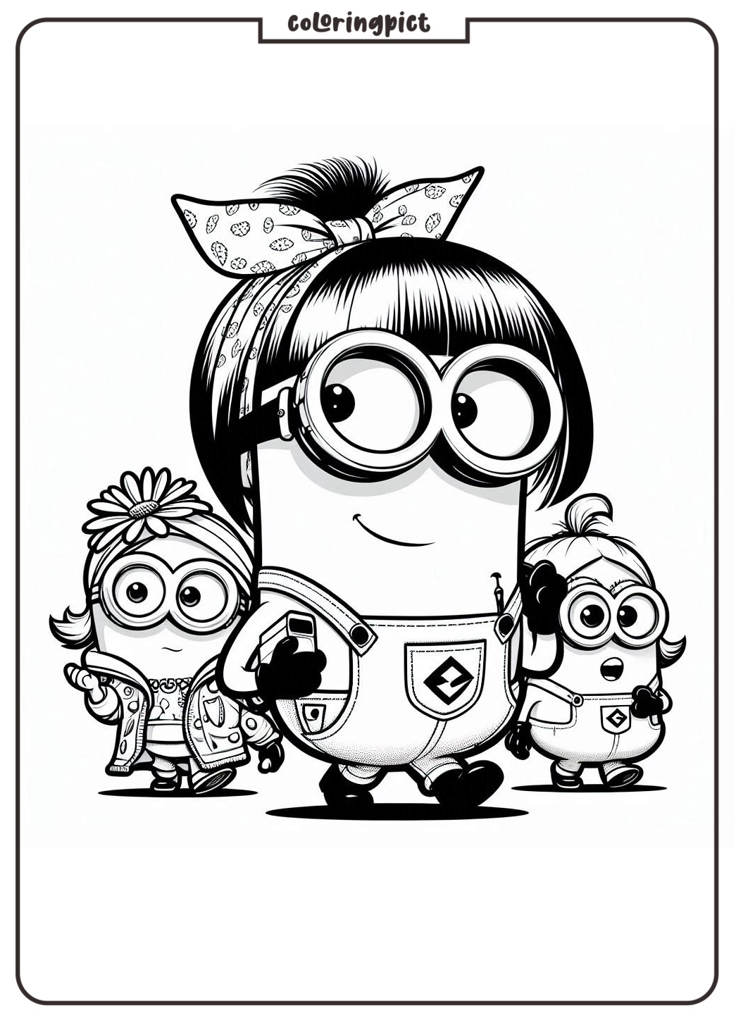 Despicable Me Coloring Online coloringpict.com