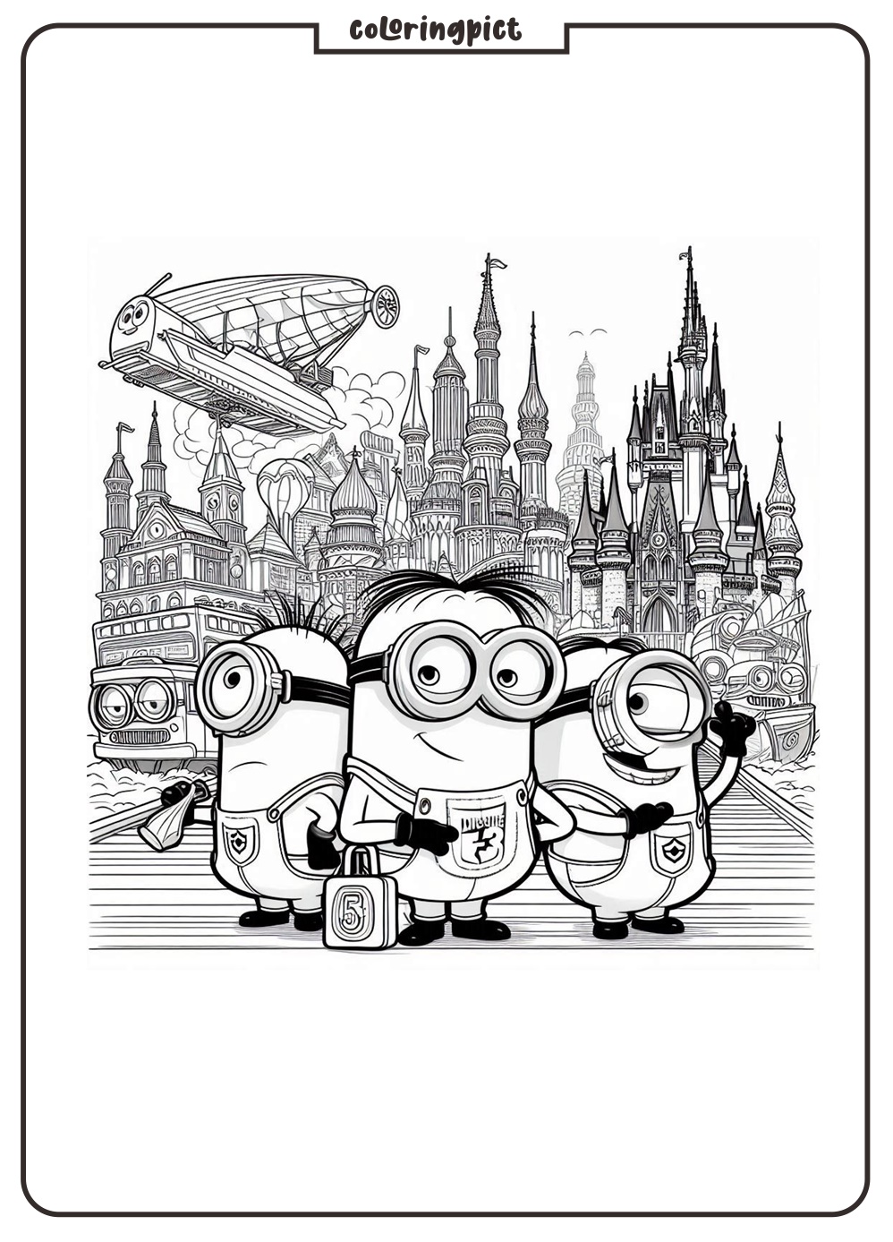 Despicable Me Coloring Pages coloringpict.com