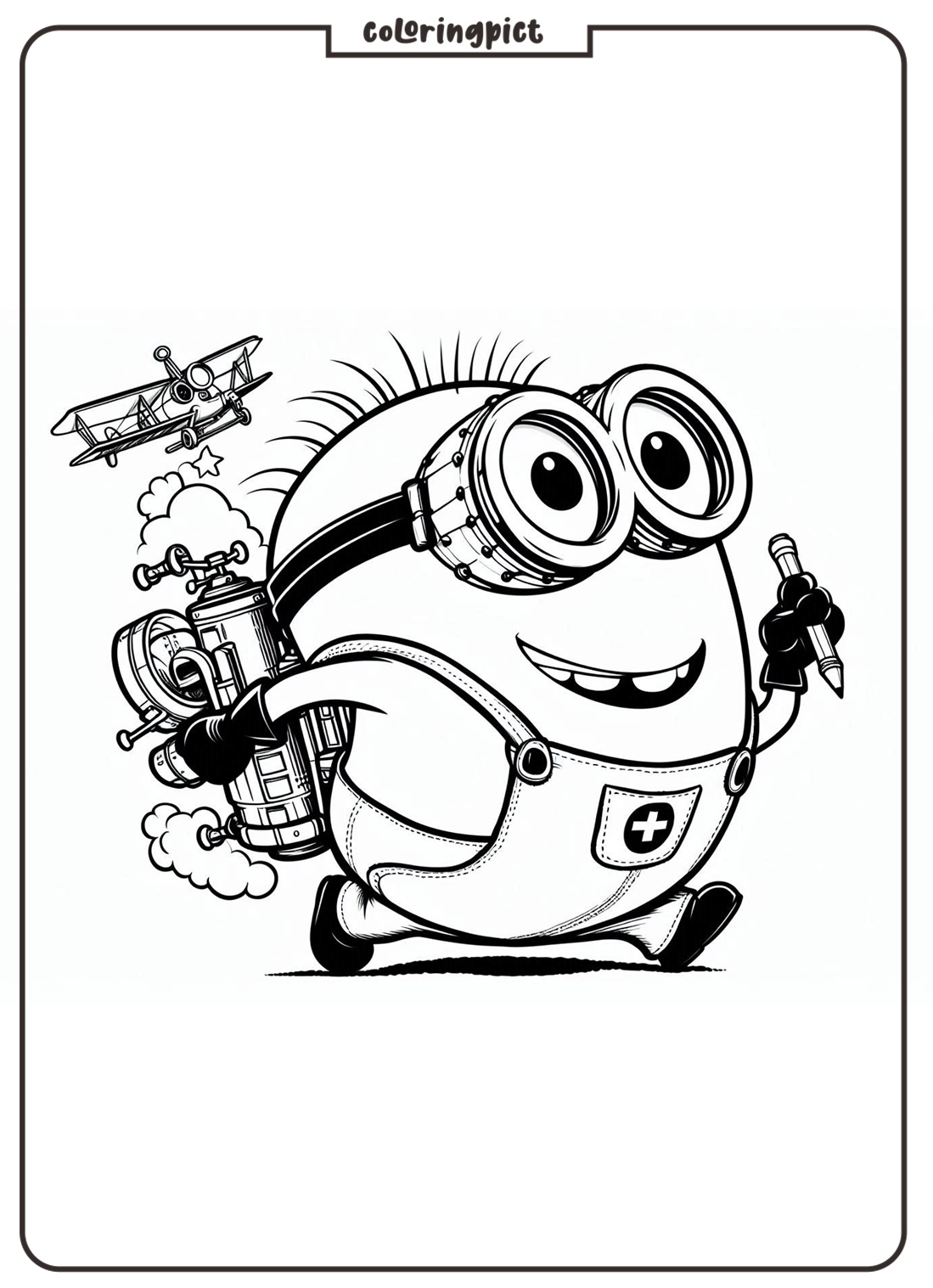 Despicable Me Coloring coloringpict.com