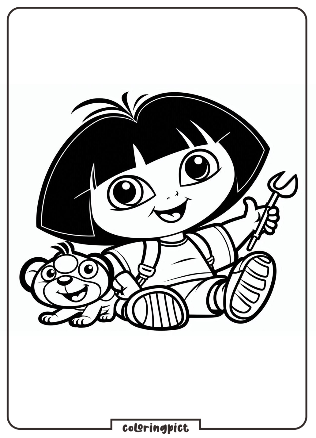 Dora Coloring Pages coloringpict.com