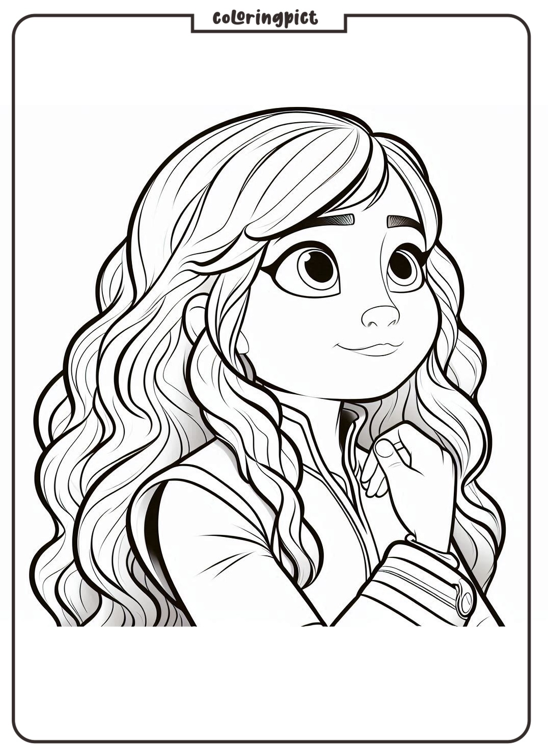 Elena of Avalor Coloring Pages for Kids coloringpict.com