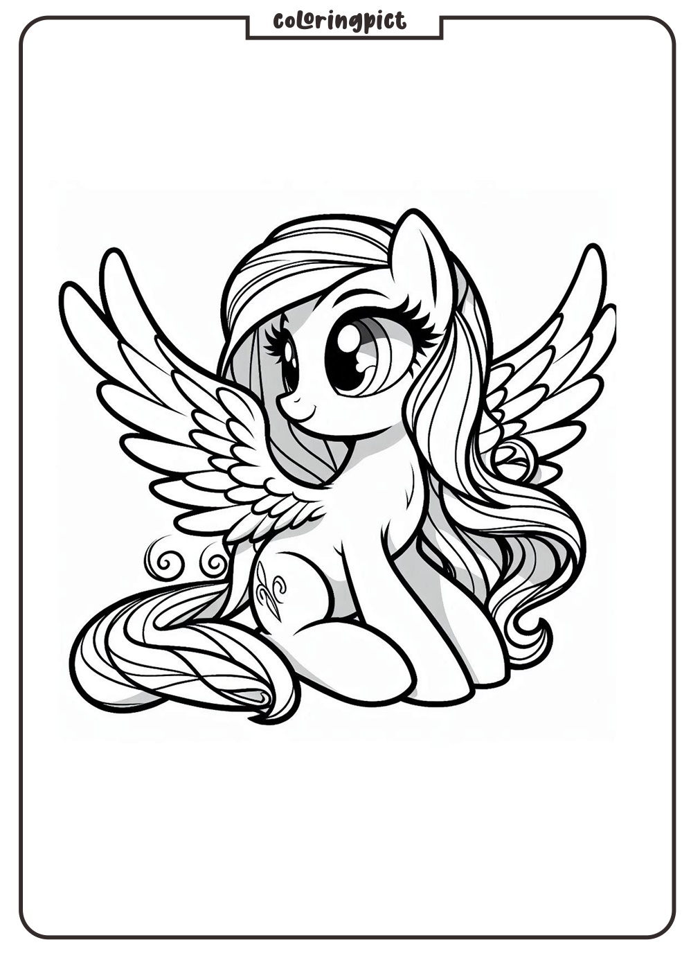 Equestria coloring pages coloringpict.com