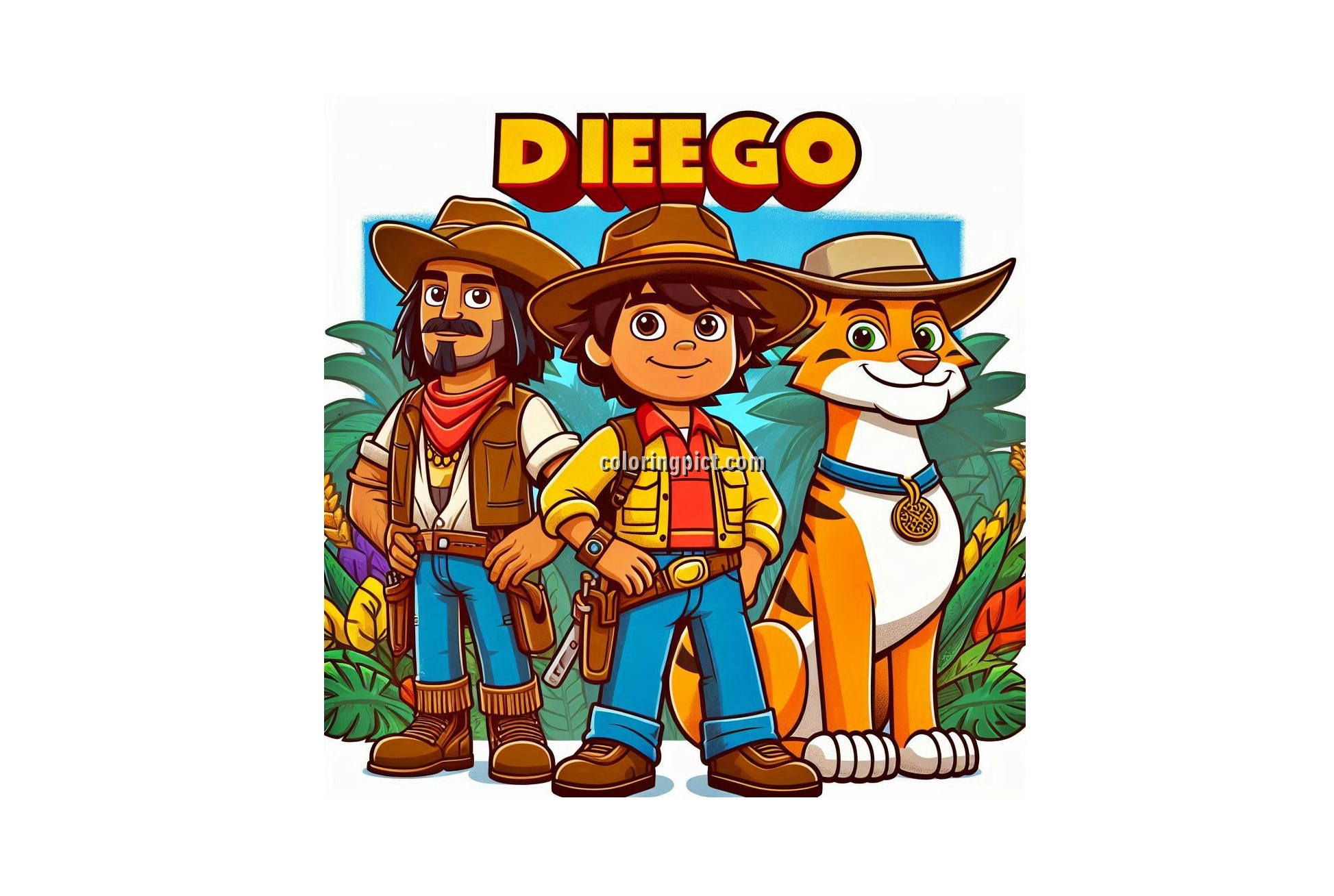 Image is Diego Coloring