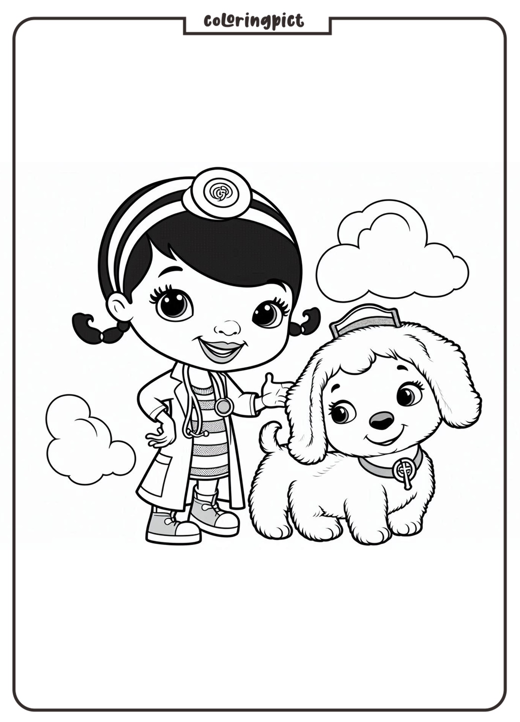 coloringpict.com Doc Mcstuffins Coloring Page