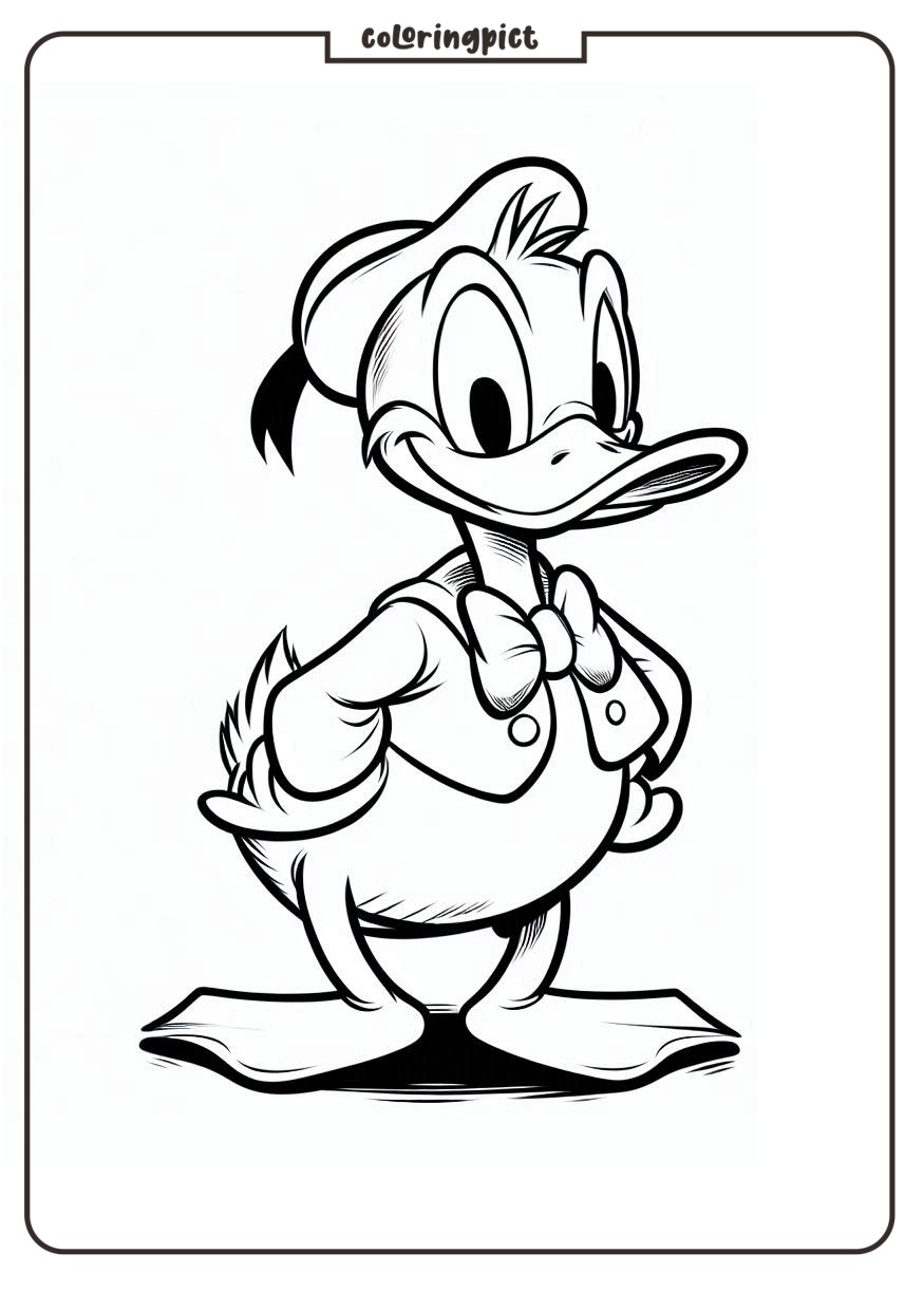 coloringpict.com Donald Duck Coloring Pages for Kid