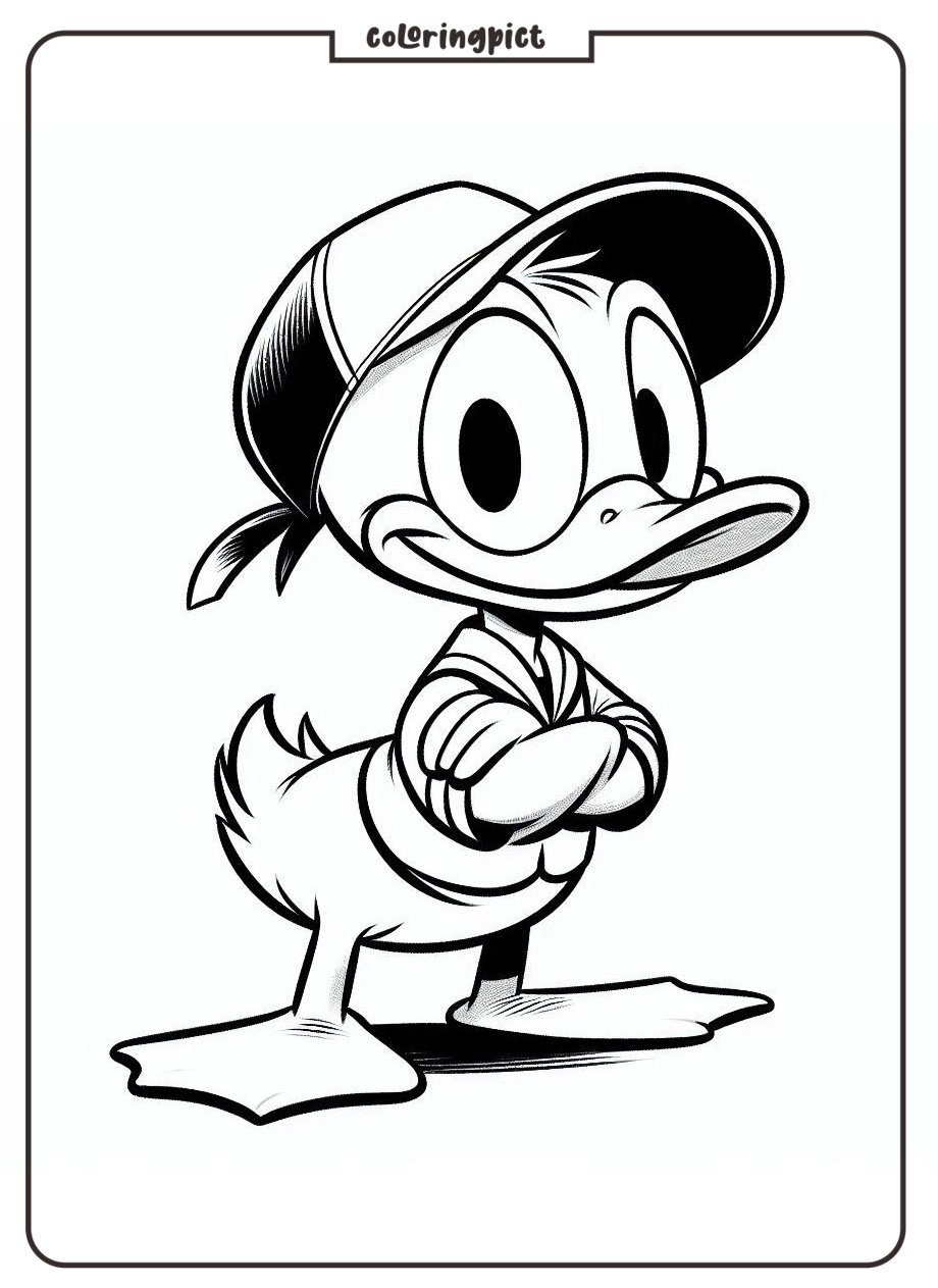 coloringpict.com Donald Duck Coloring Pages for Kids