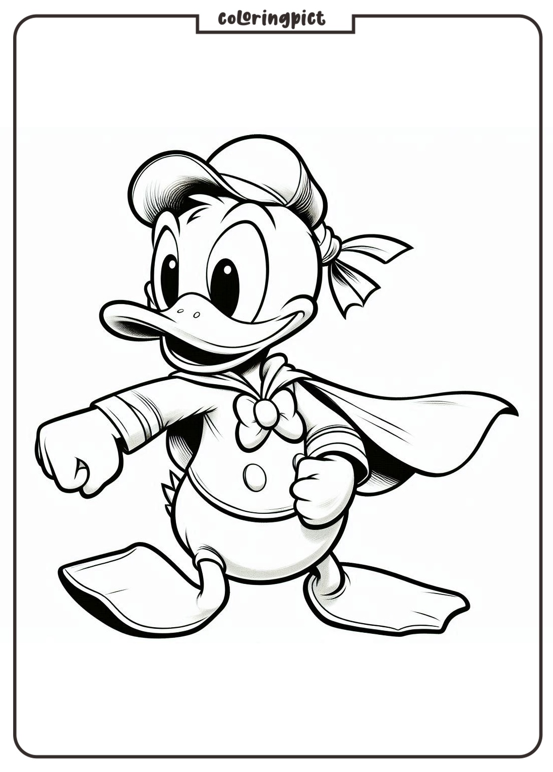 coloringpict.com Donald Duck Coloring Pages