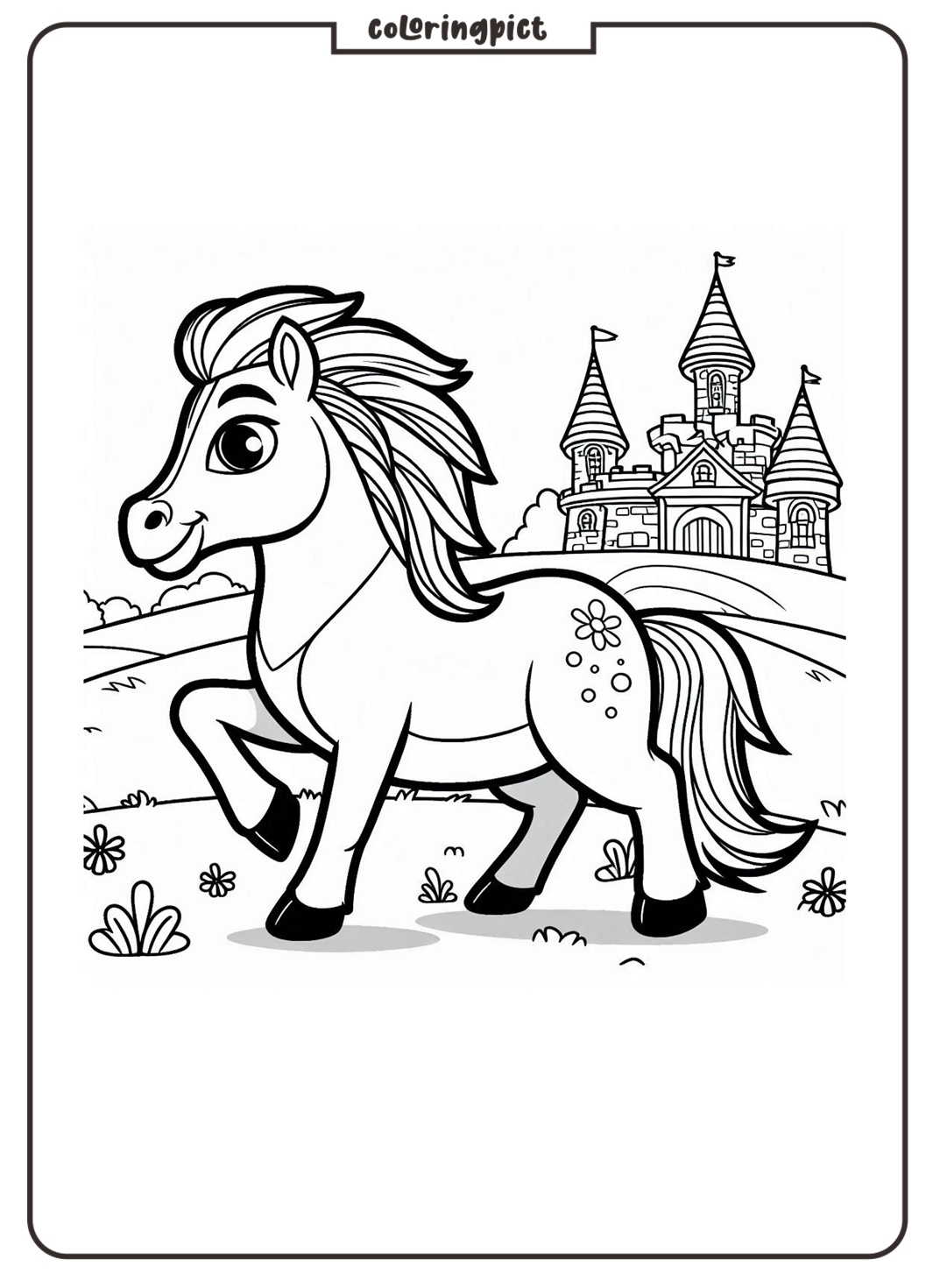 Horseland Coloring Pages coloringpict.com