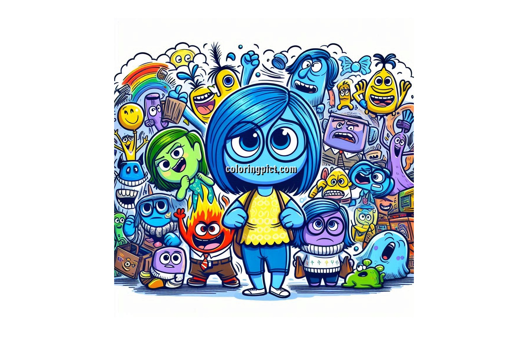 image is inside out coloring